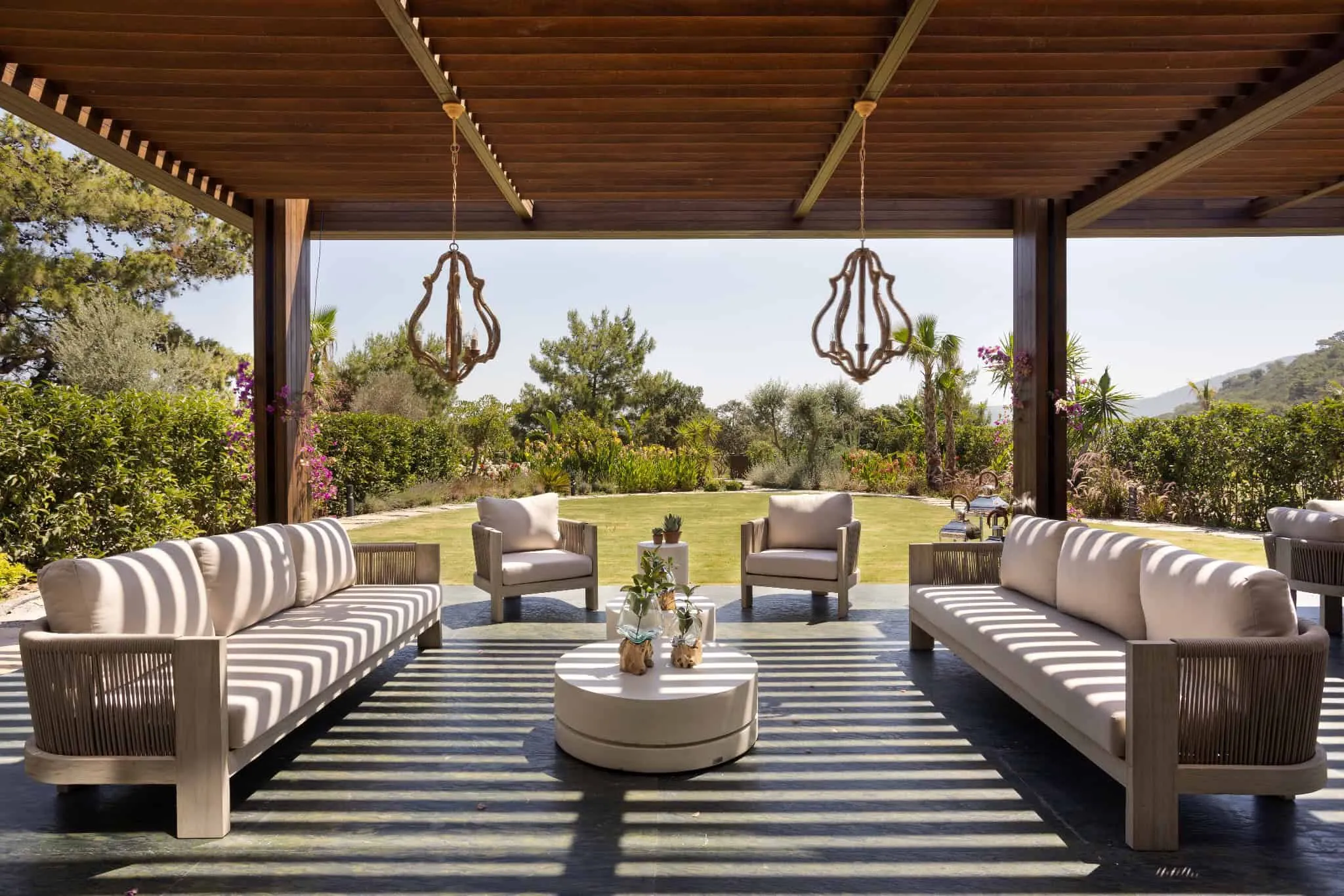 Bodrum M.M别墅，由SCAW – Sibel Cihan Architecture设计，Demirbükü湾前廊，博德鲁姆，土耳其