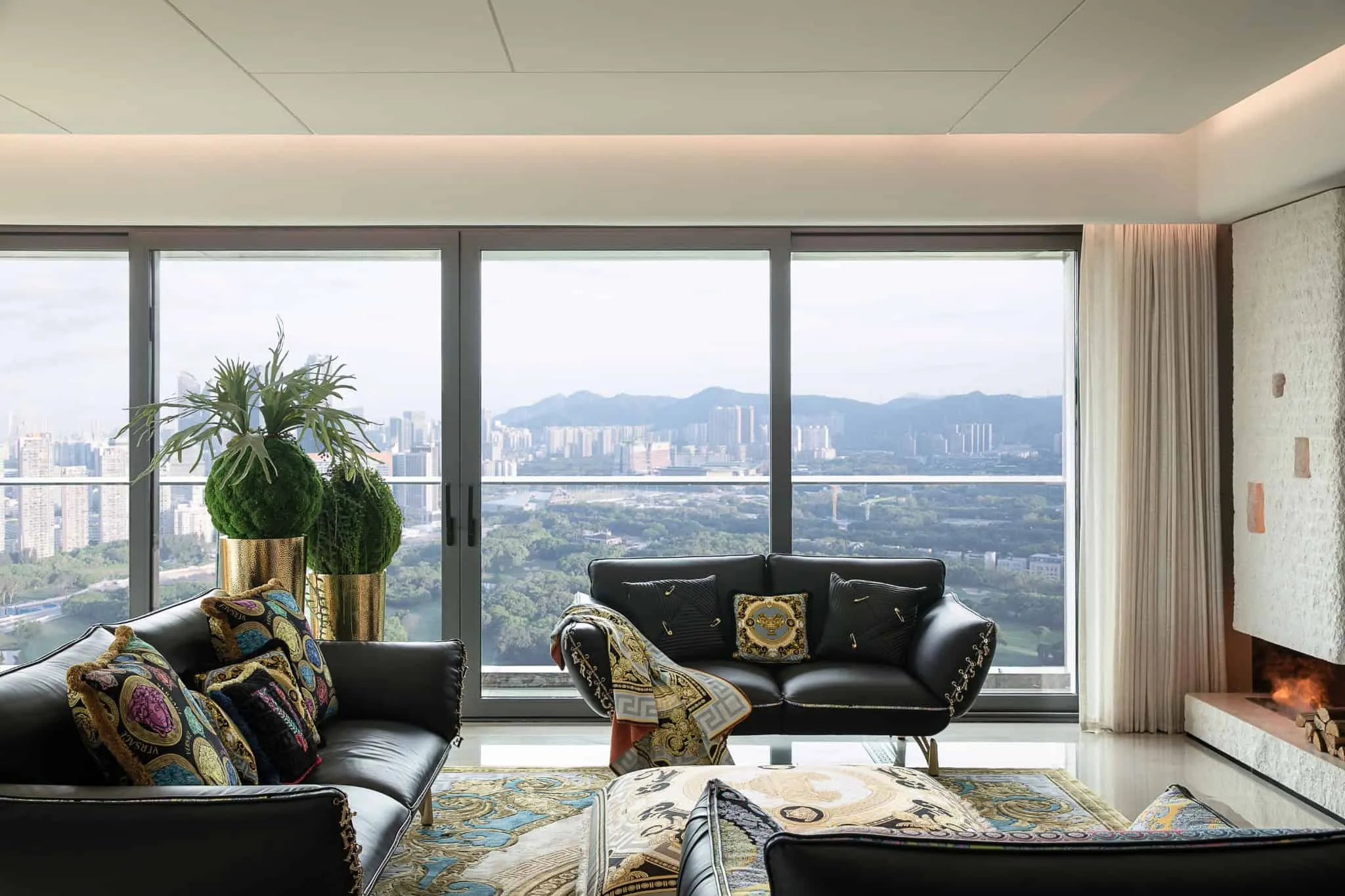 Azure Heights sofa city view by BDSD Boundless Design, Shenzhen, China