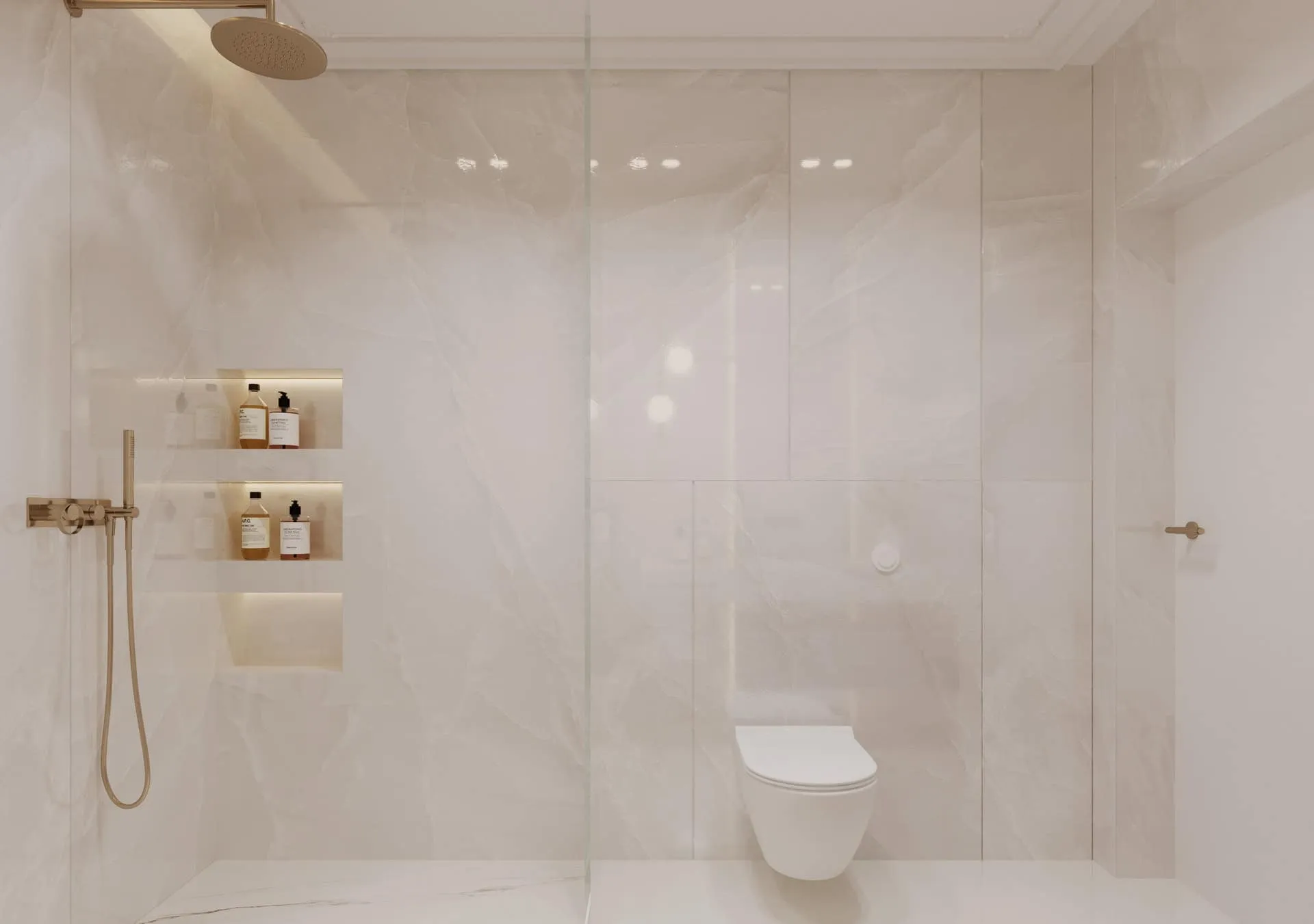 雅沃兹涅 kaim.work 家庭住宅，客用浴室马桶，雅沃兹涅