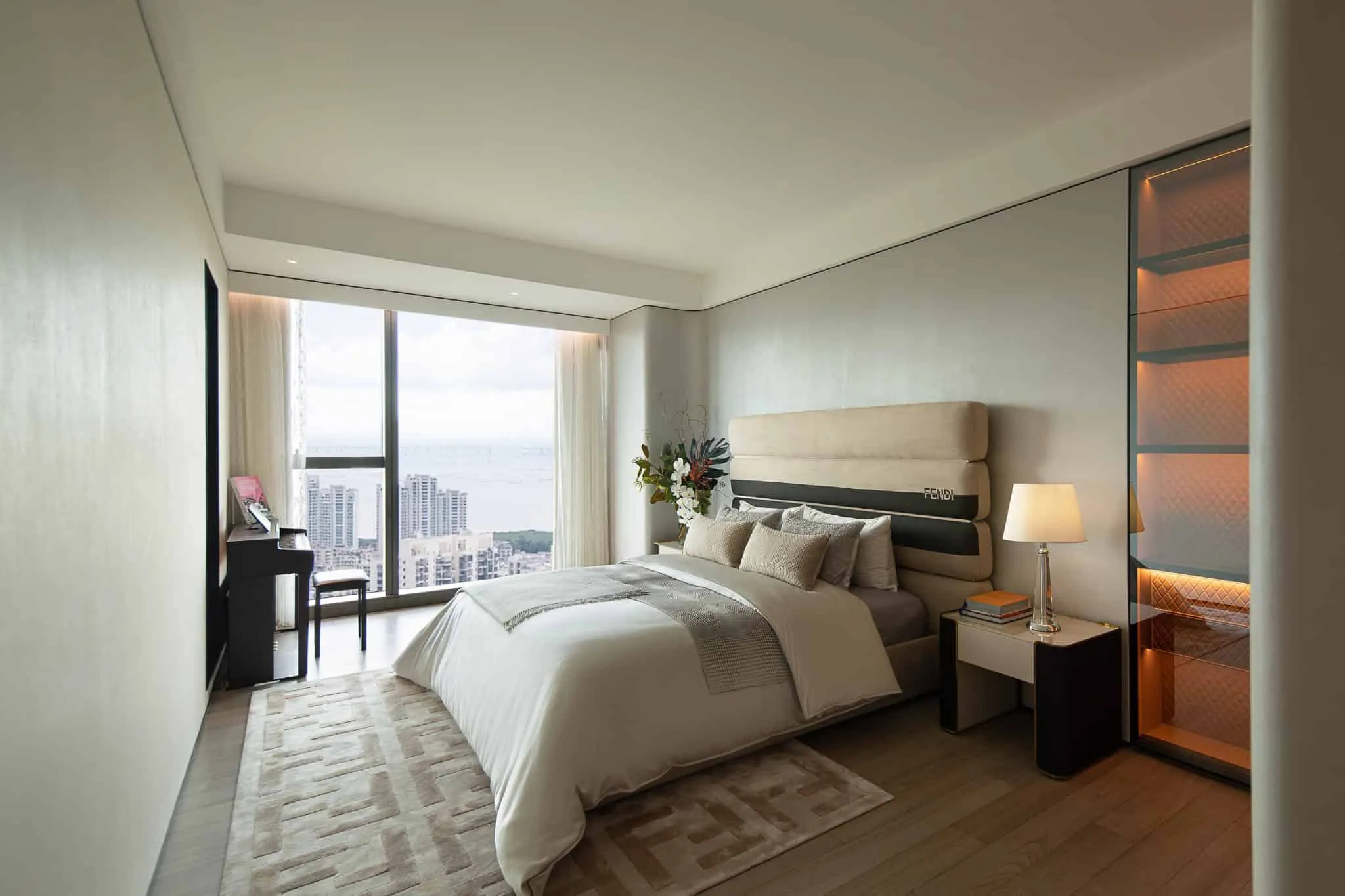 Azure Heights by BDSD Boundless Design – master bedroom overview, Shenzhen, China