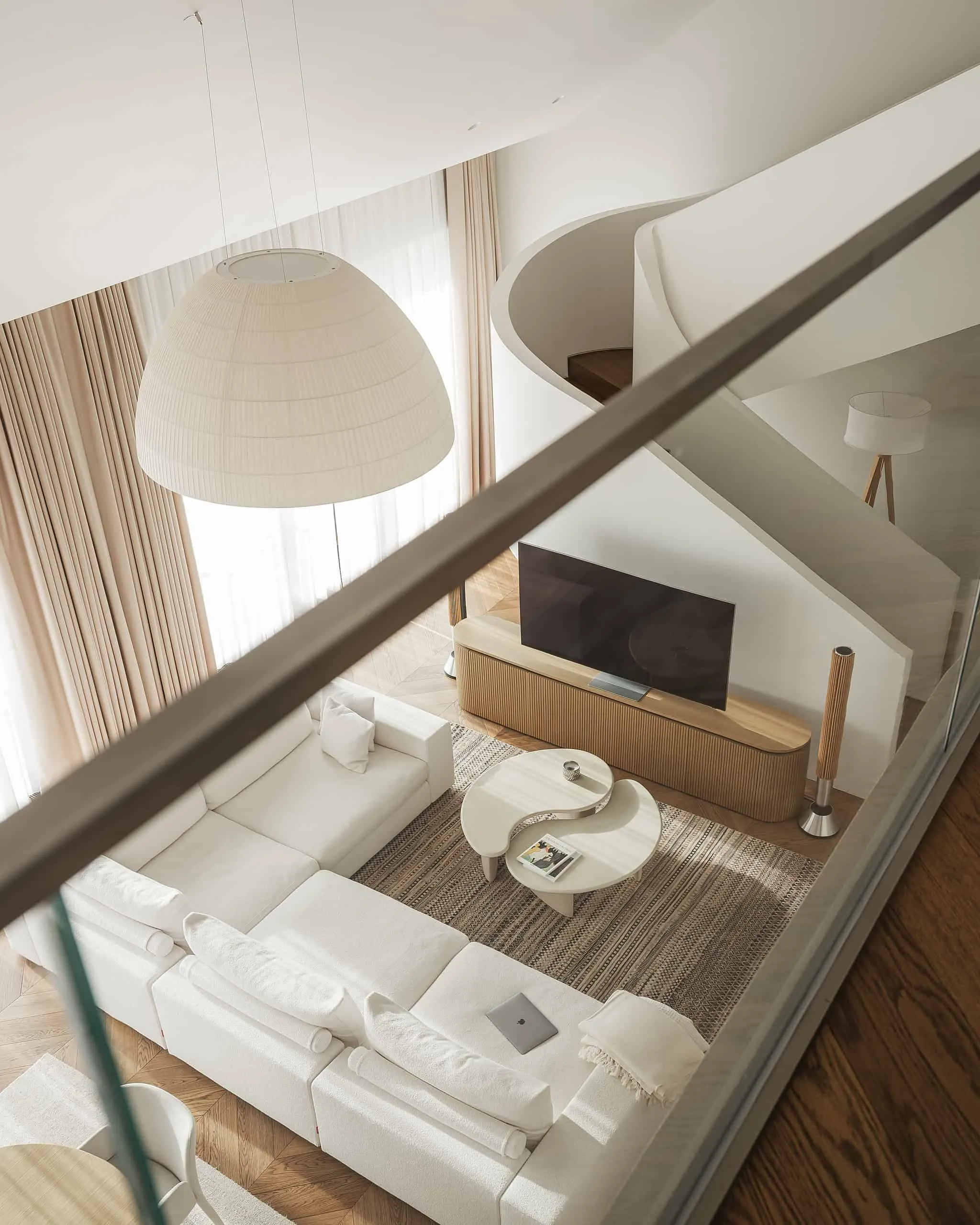 Penthouse in the Clouds Nain Residence by KNKO Architecture Studio — 240 m² Apartment in Moscow