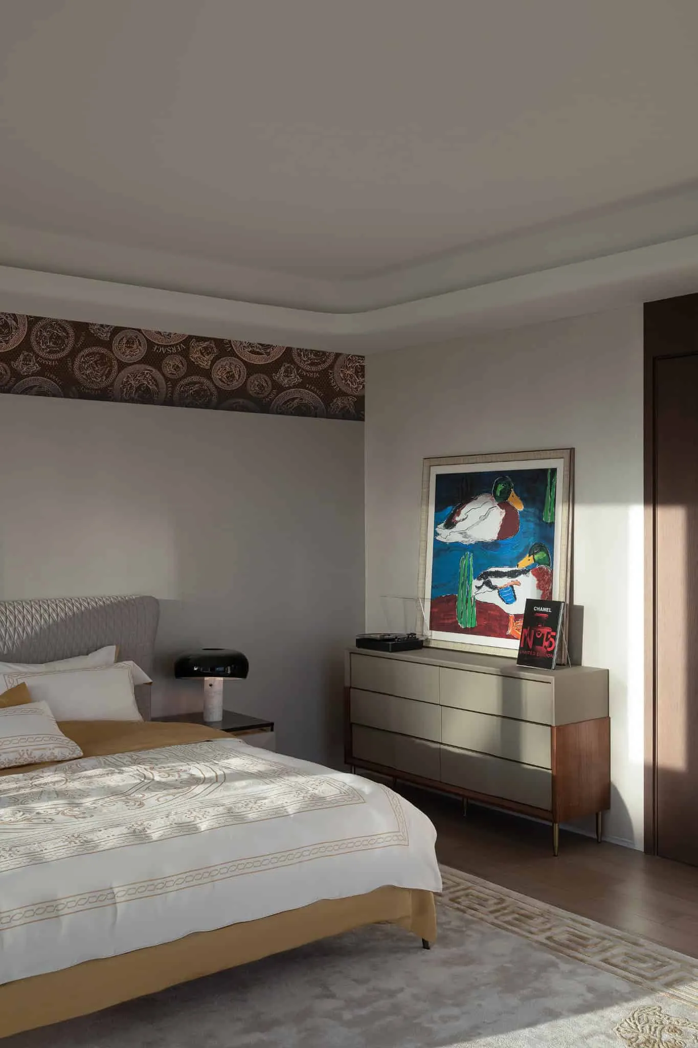 Azure Heights bedroom dresser art detail by BDSD Boundless Design, Shenzhen, China