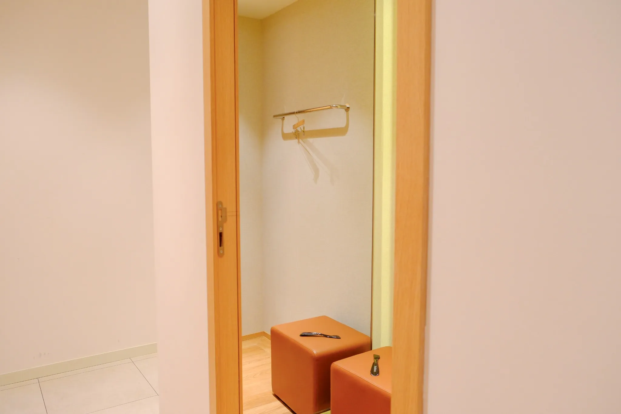 Fitting room of NetWork Stores by Boytorun Architects in Turkey