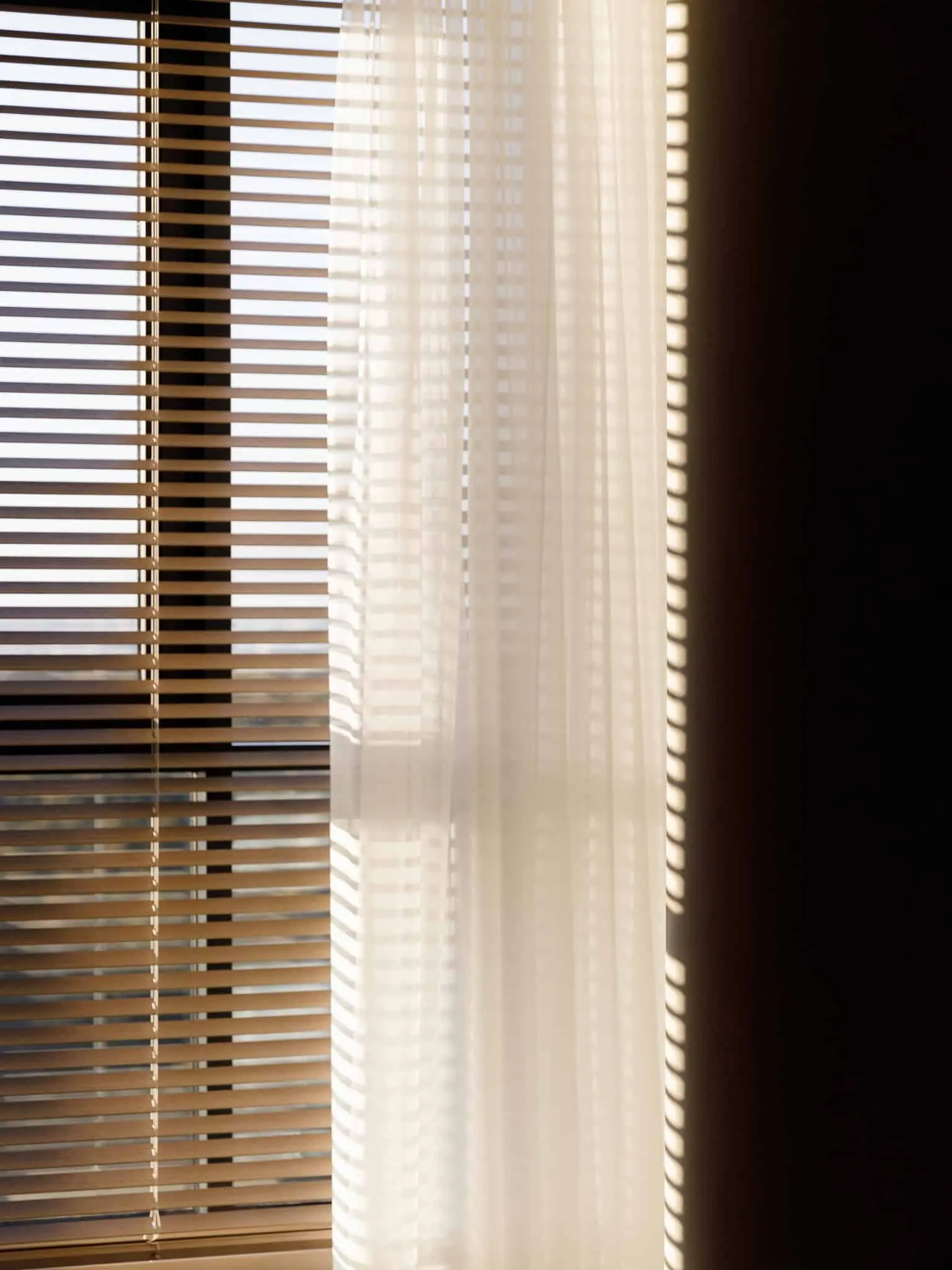 Lesoparkovy apartment — blinds and curtains in window, STARIKOVA.ARCHITECTS, Chelyabinsk