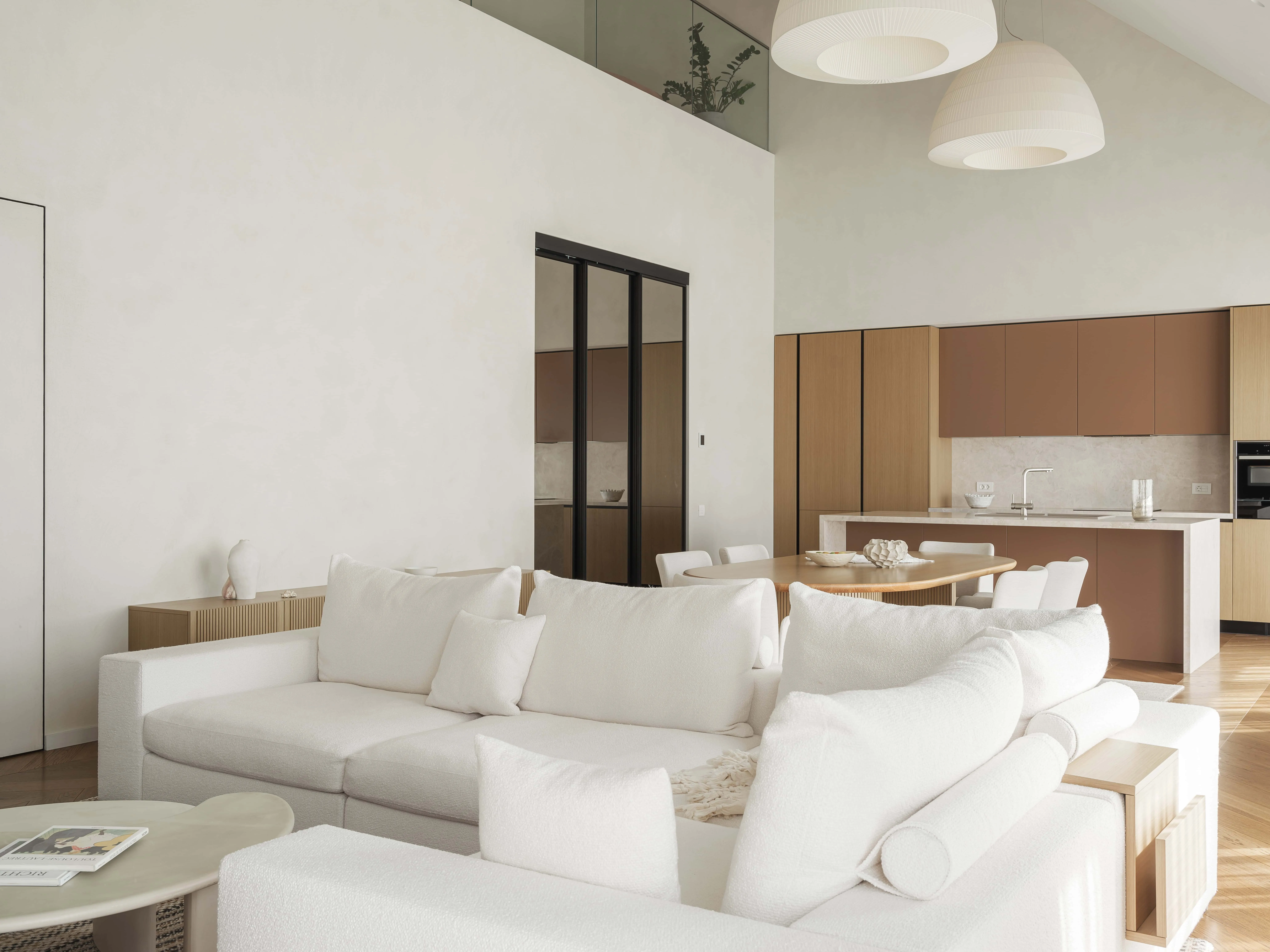 Penthouse in the Clouds Nain Residence by KNKO Architecture Studio — 240 m² Apartment in Moscow