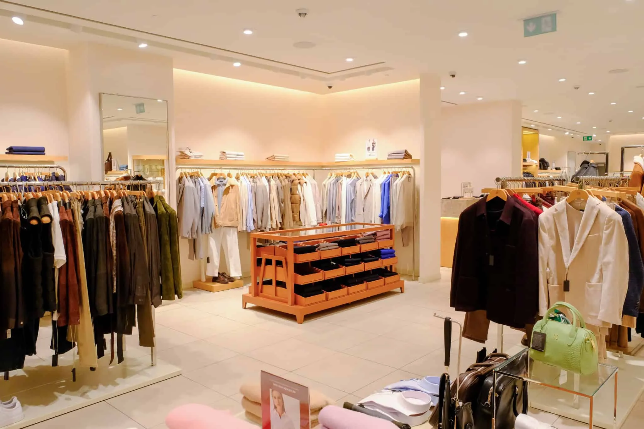 Interior of men's section of NetWork Stores by Boytorun Architects in Turkey