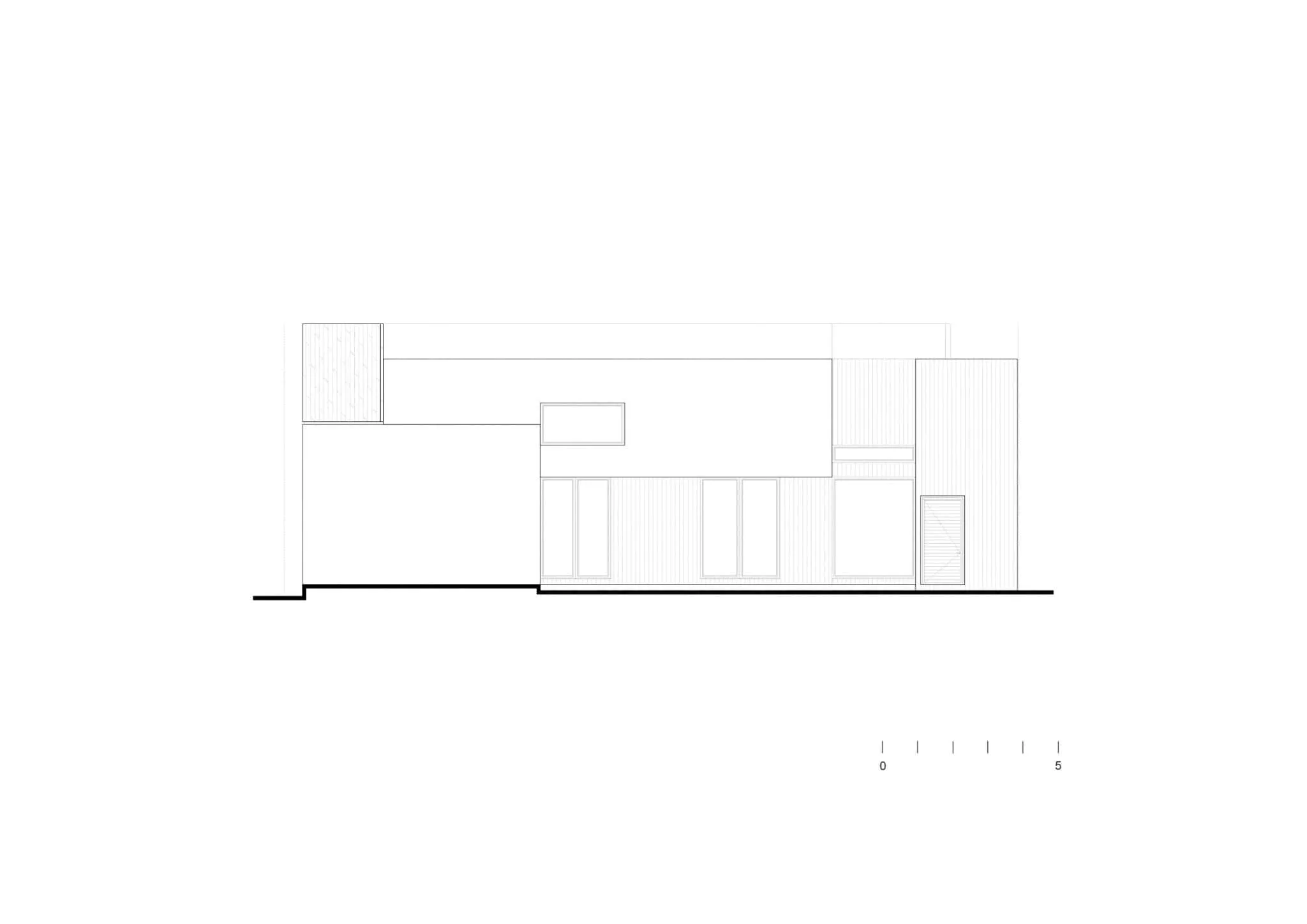 卢哈米博住宅东南立面，由Jorge Garibay Arquitectos设计