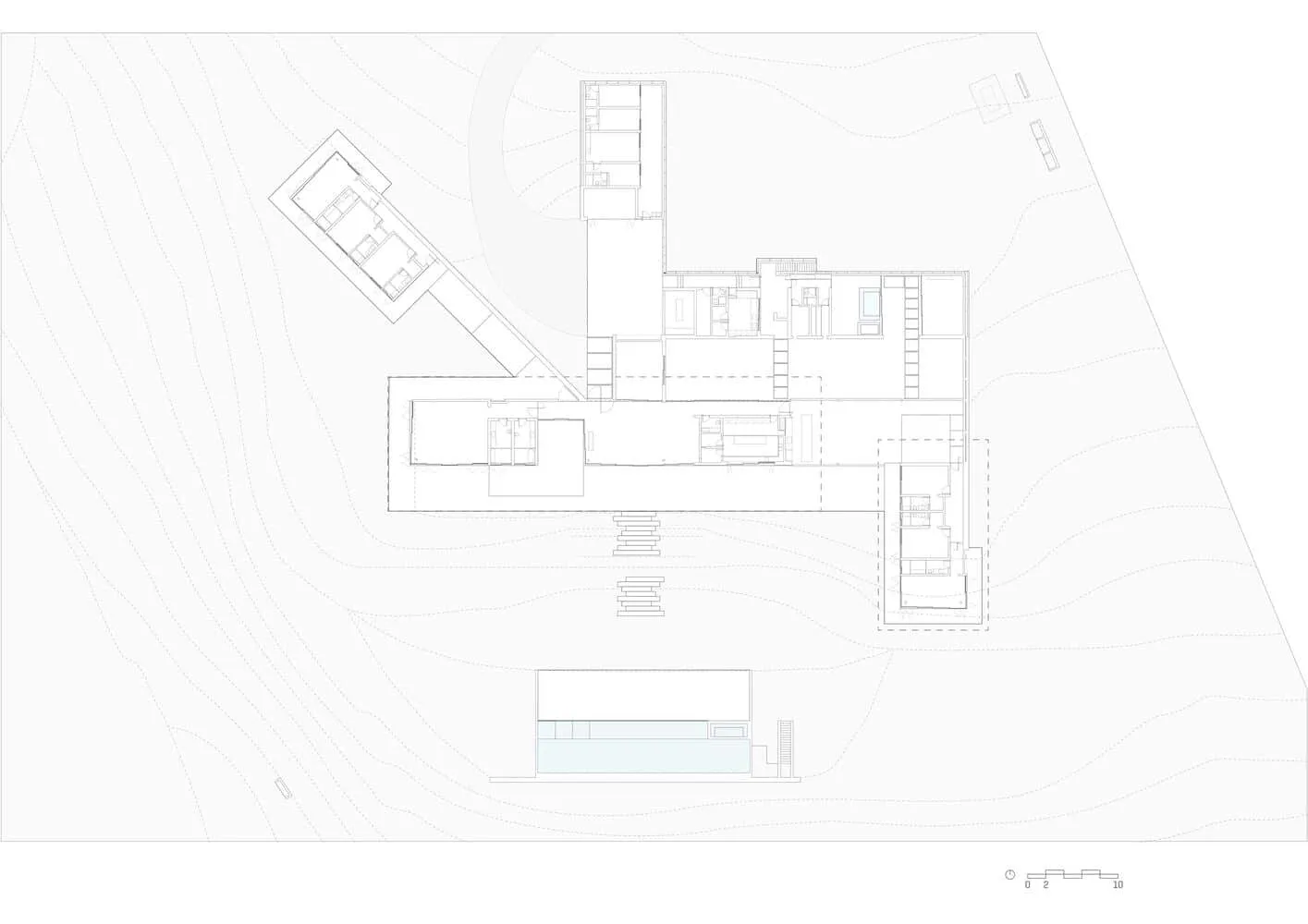 House TM by Jacobsen Arquitetura – detailed architectural plan, Brazil