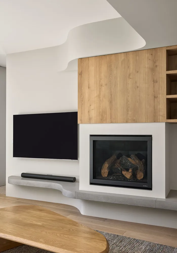 Ripple House by Atlas Architects – Fireplace Detail, Glen Iris, Victoria