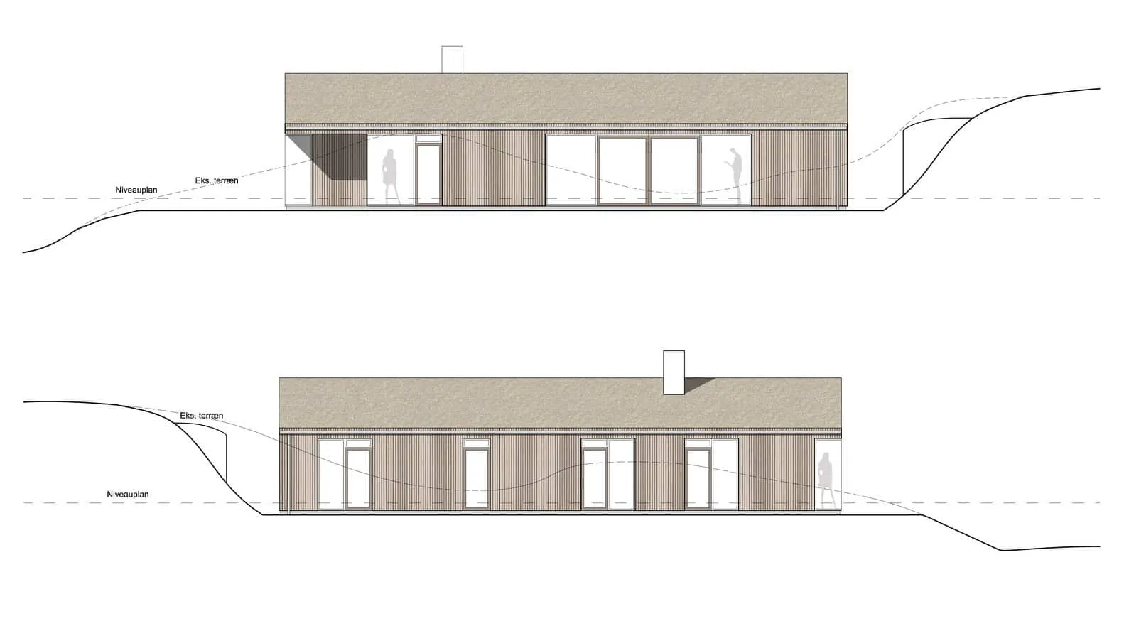 彼得疗养院建筑图纸——立面图 1