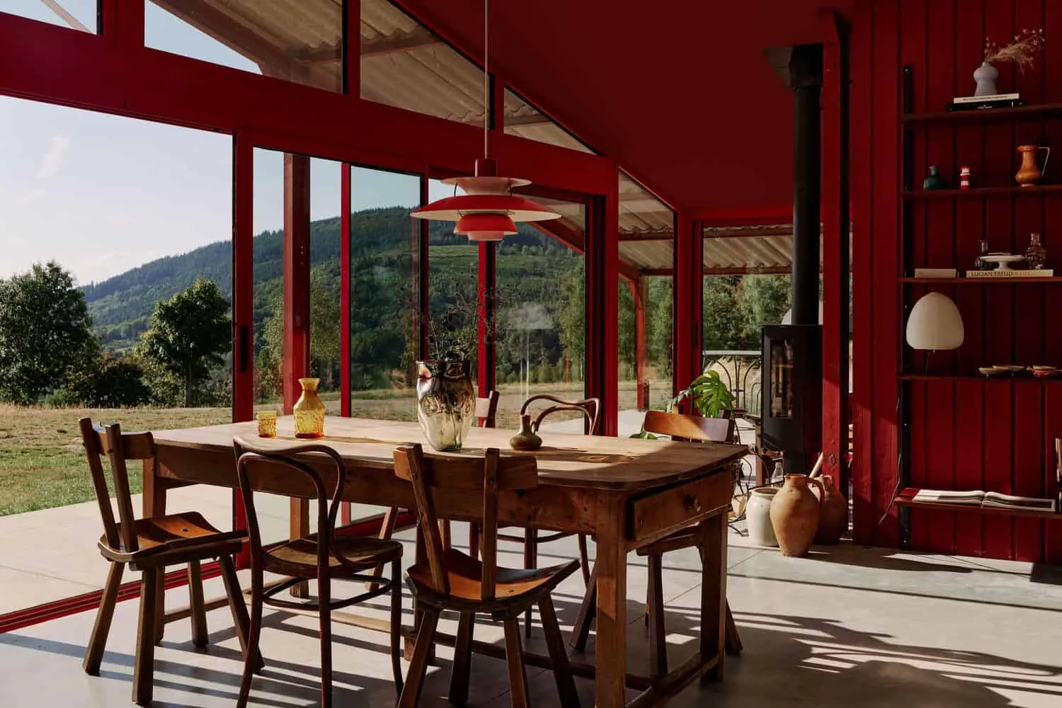 拉格兰热红屋，签尔德·拉森拍摄——多尔多涅省法国土壤一角