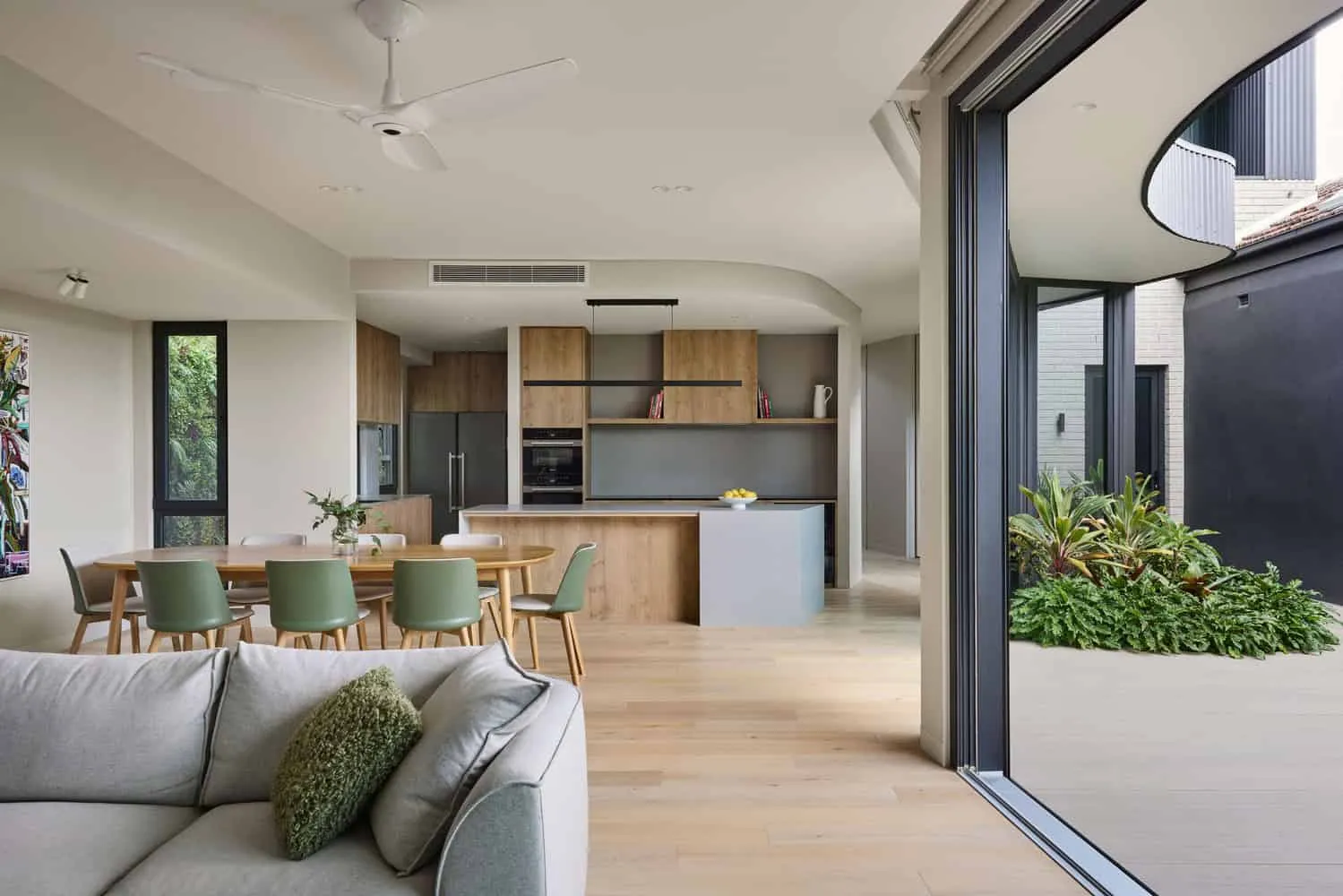 Ripple House by Atlas Architects – Open Living, Dining and Kitchen, Glen Iris, Victoria