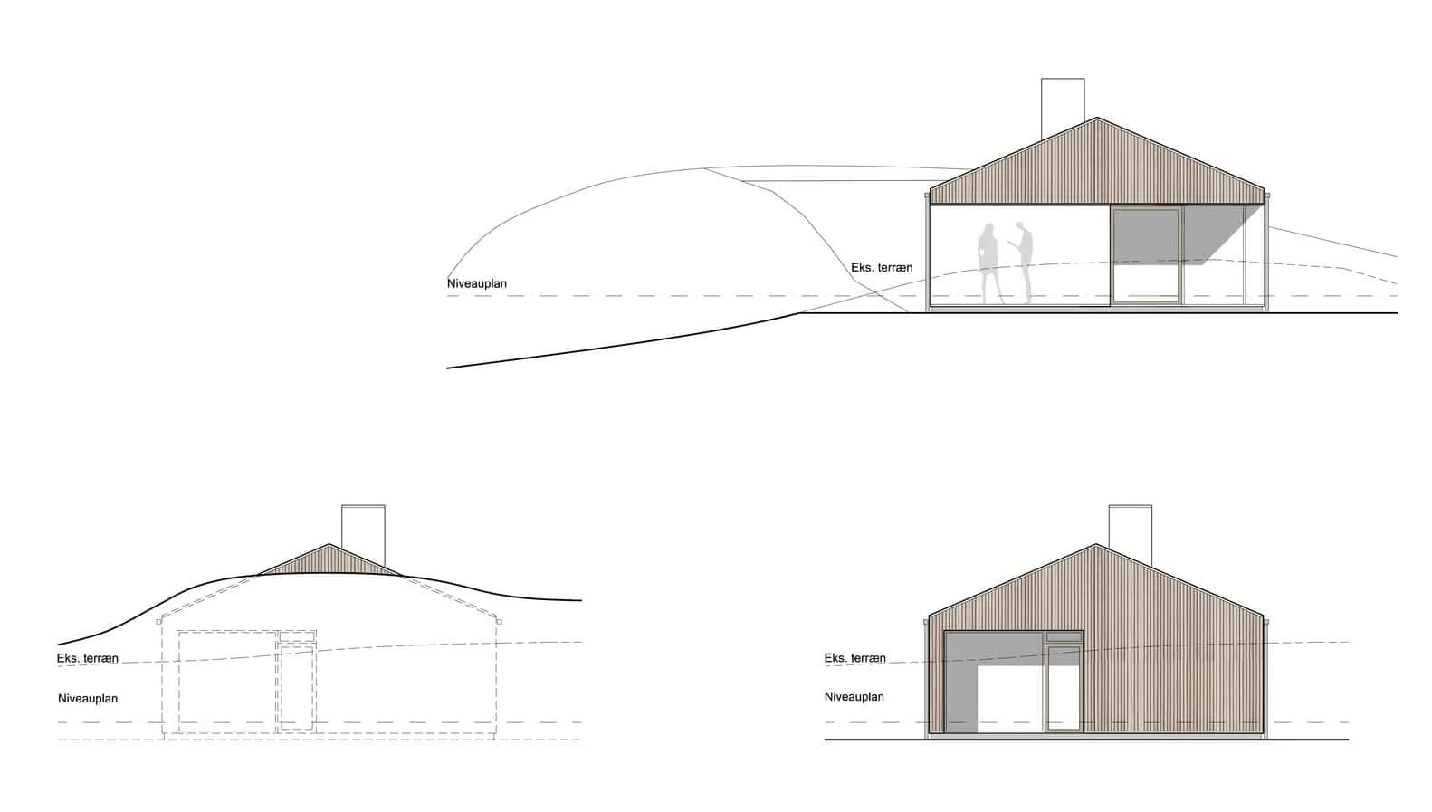 彼得疗养院建筑图纸——立面图 2