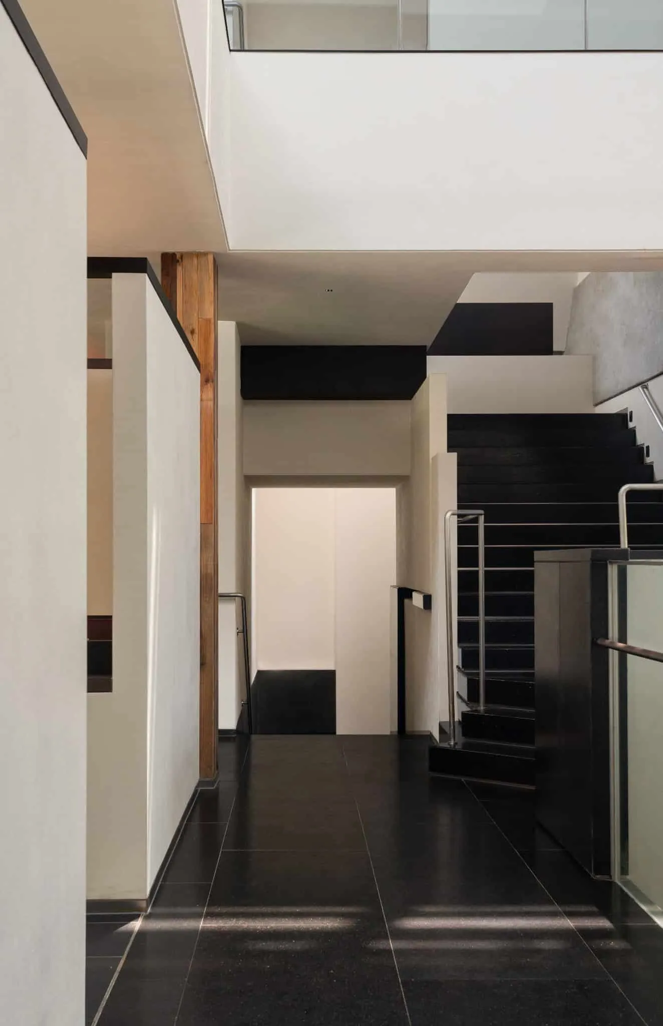 Yang Sin Lobster · Bai Jia Hu, by IN.X — staircase lobby interior, Nanjing, China