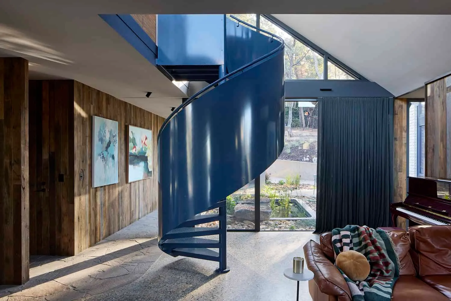 宾特建筑公司设计的科林达住宅——内部楼梯，普伦蒂地区维多利亚州