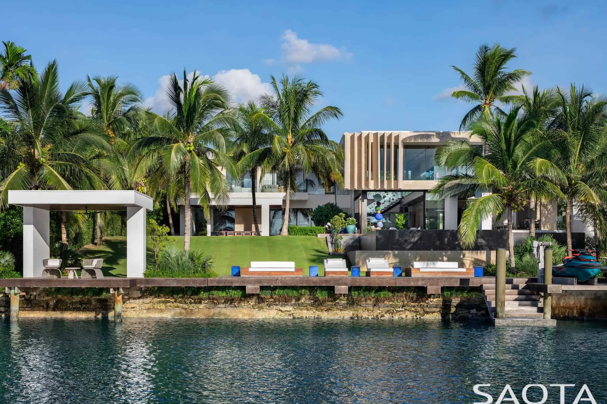 Waterfront facade from the canal