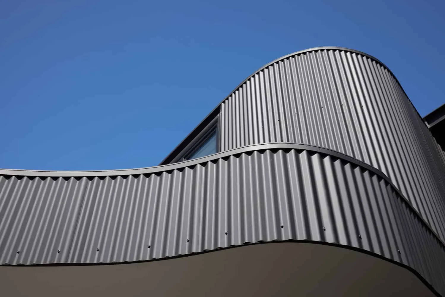 Ripple House by Atlas Architects – Profiled Steel Detail, Glen Iris, Victoria