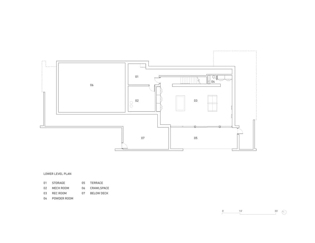 Interior Layout of Modern Home, Featuring Organized Storage and Space Optimization. Perfect for Understanding Functional Storage Solutions in Residential Architecture