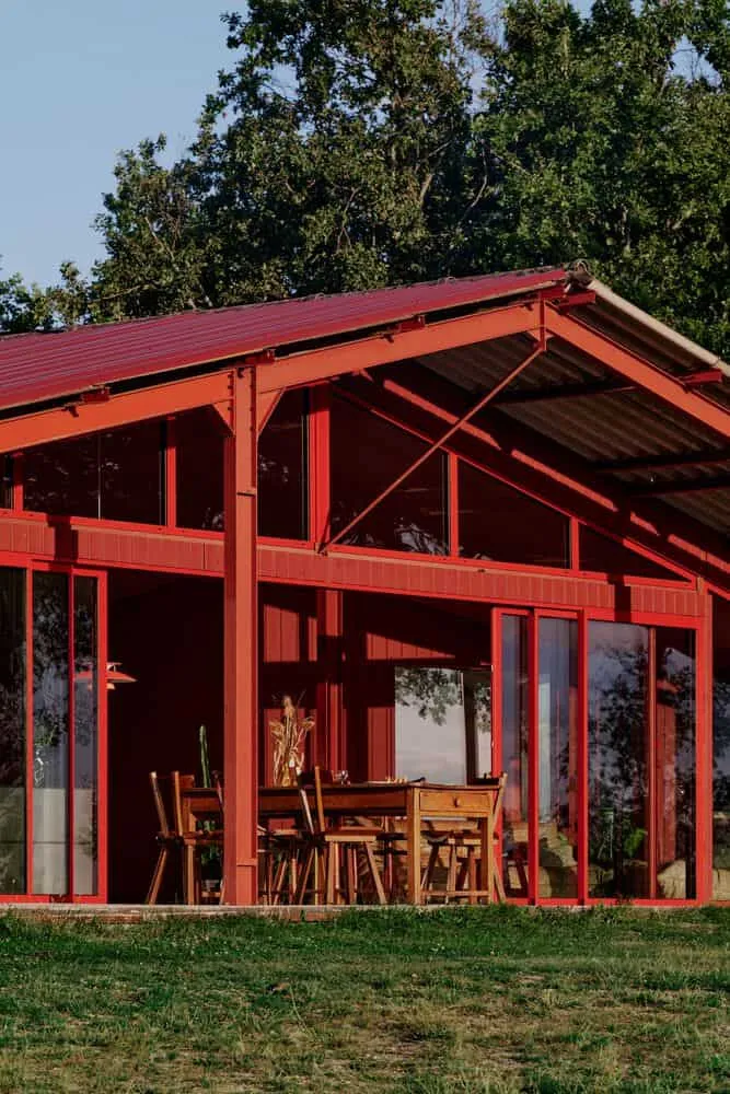 拉格兰热红屋，签尔德·拉森拍摄——多尔多涅省法国土壤一角