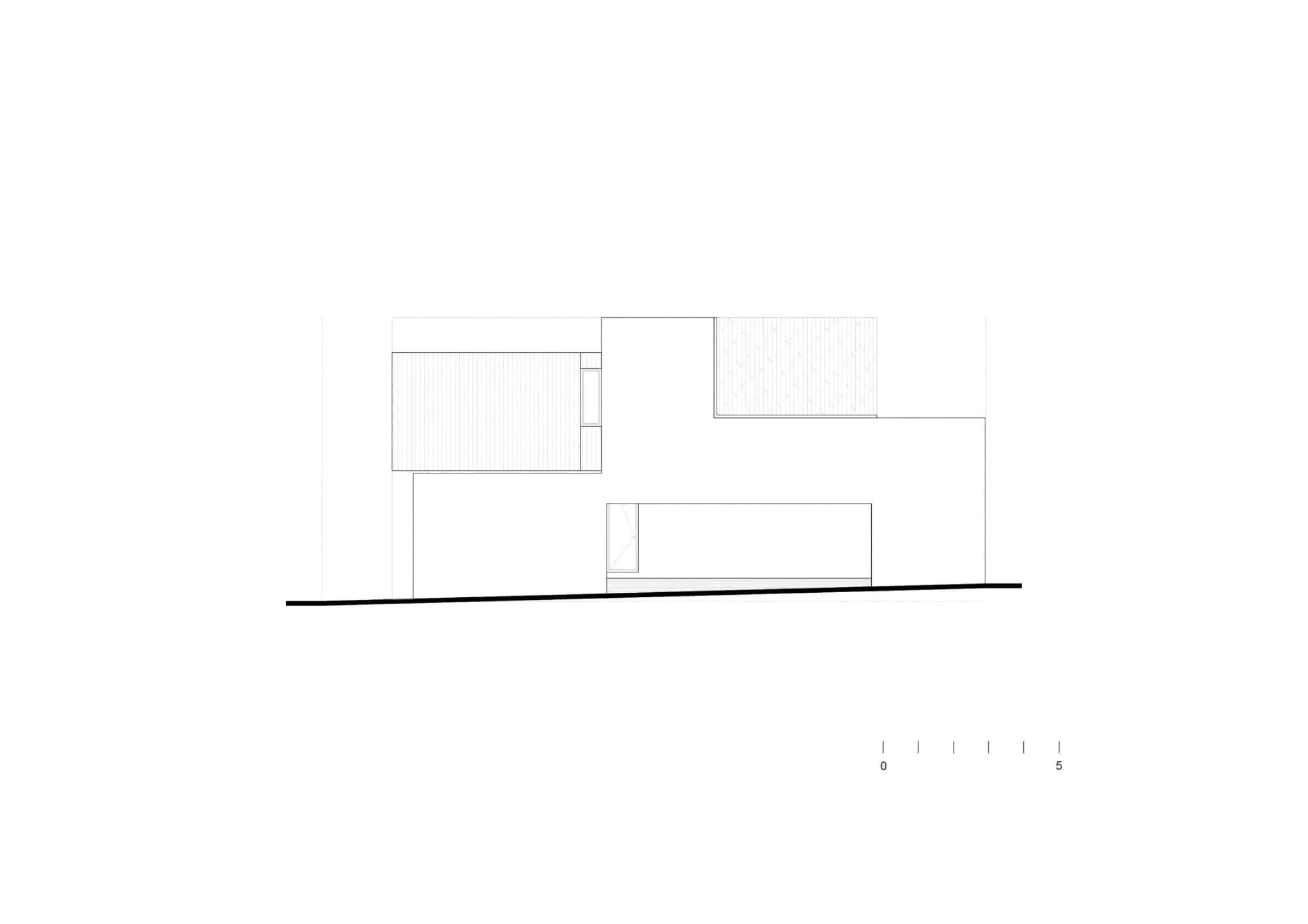 卢哈米博住宅西南立面，由Jorge Garibay Arquitectos设计——墨西哥胡里基拉