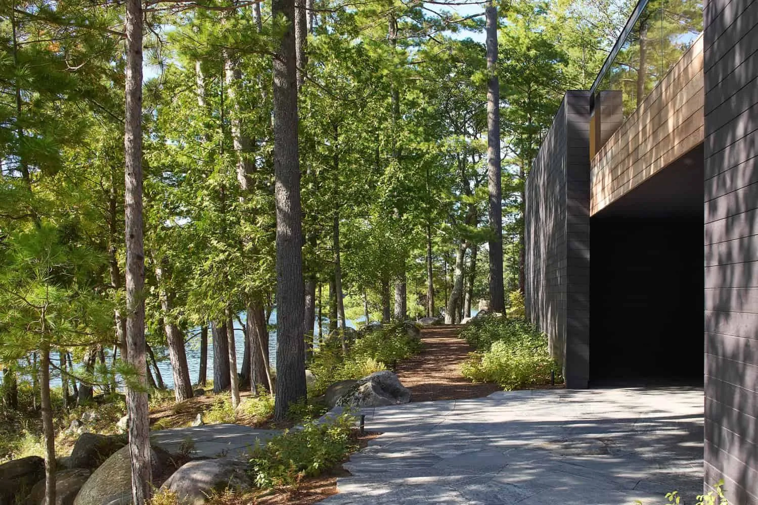 Lakeshore Trail Near Sagamore North Cottage by Akb Architects in Mask