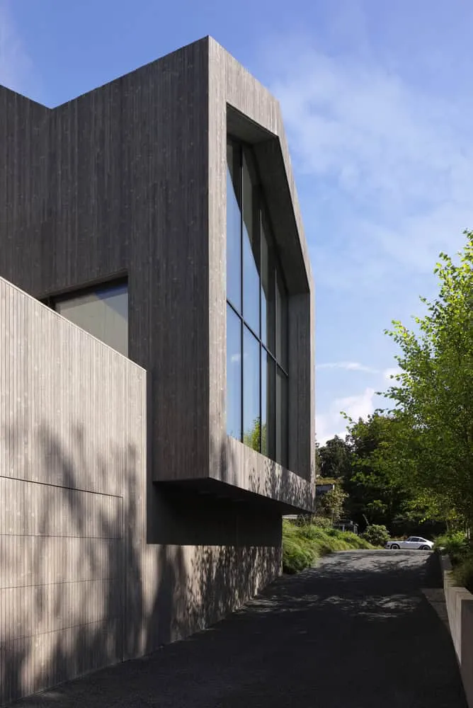 Re-folded House Cantilevered Gable Window by McLeod Bovell Modern Houses Re-folded House by McLeod Bovell Modern Houses, cantilevered gable window, Vancouver