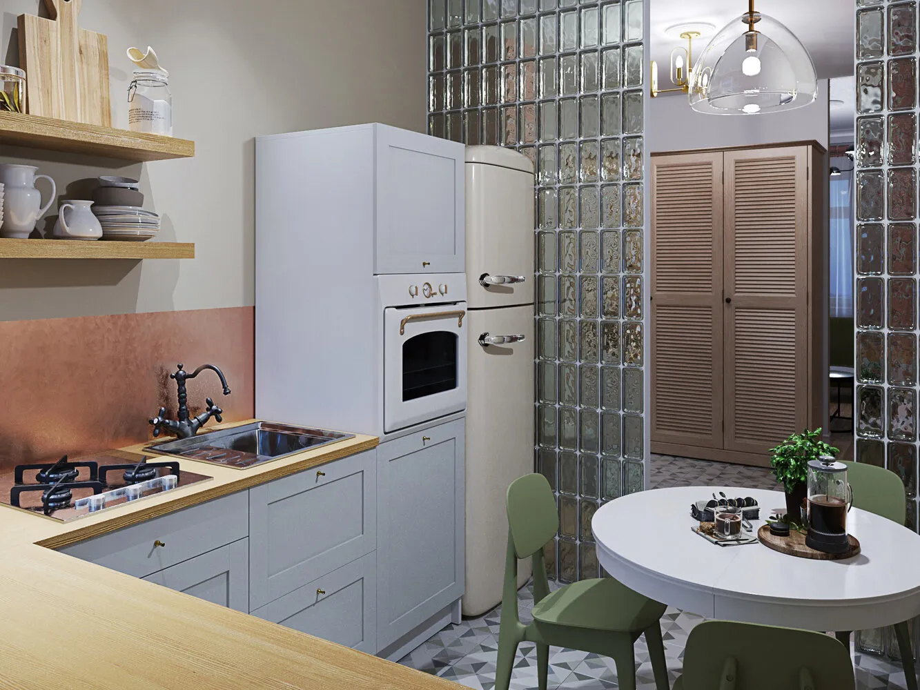 Zdjęcie: w stylu nowoczesnym, mieszkanie, projekt dnia, Moskwa, Stalinka, dom ceglany, 3 pokoje, 60–90 metrów kwadratowych, Jewgienija Cepuljanis – zdjęcie na INMYROOM