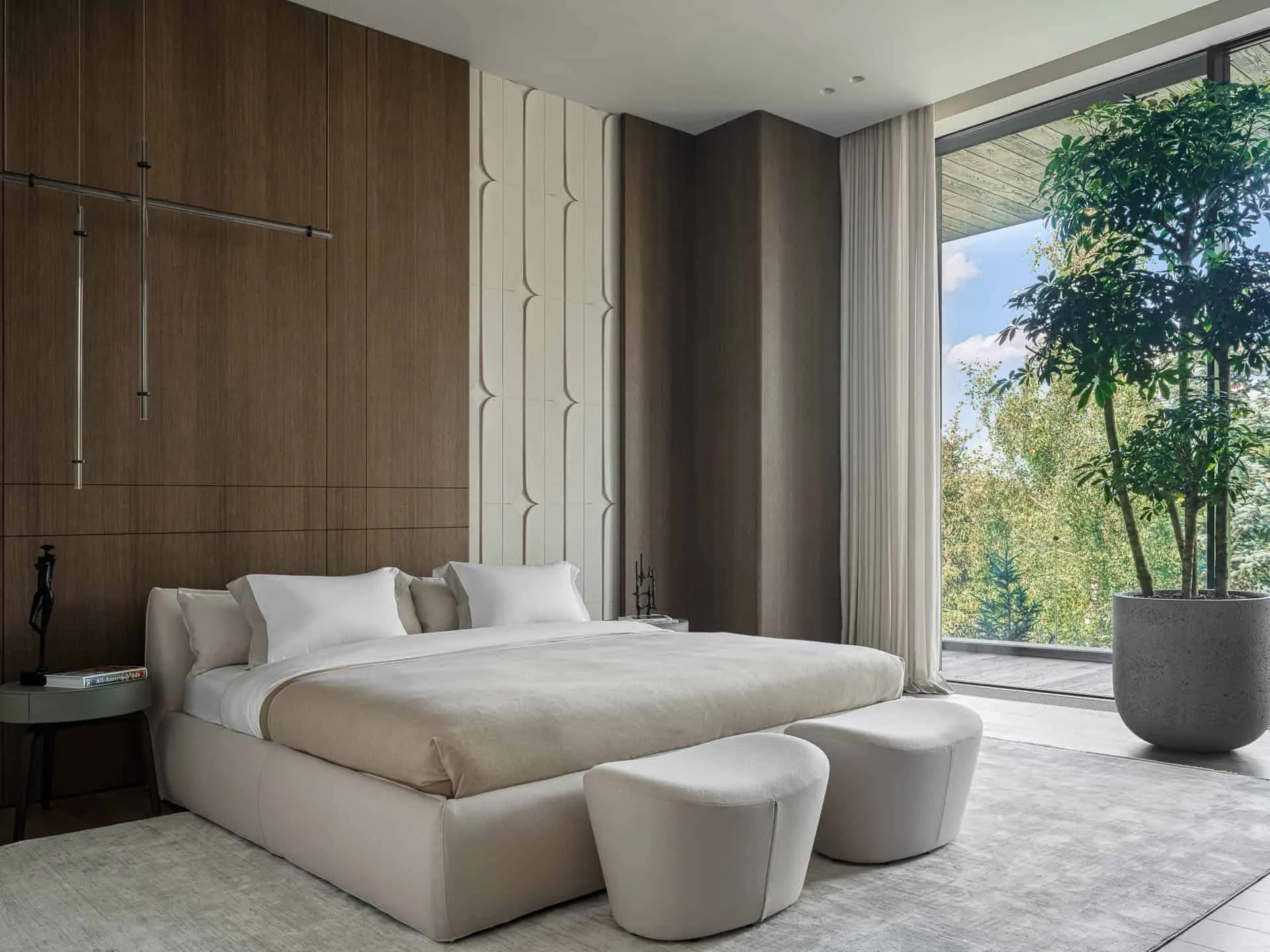 Bright Villa Kyoto von Ekaterina Yakovenko – Aussicht aus der Ecke des Gästezimmers, Russland