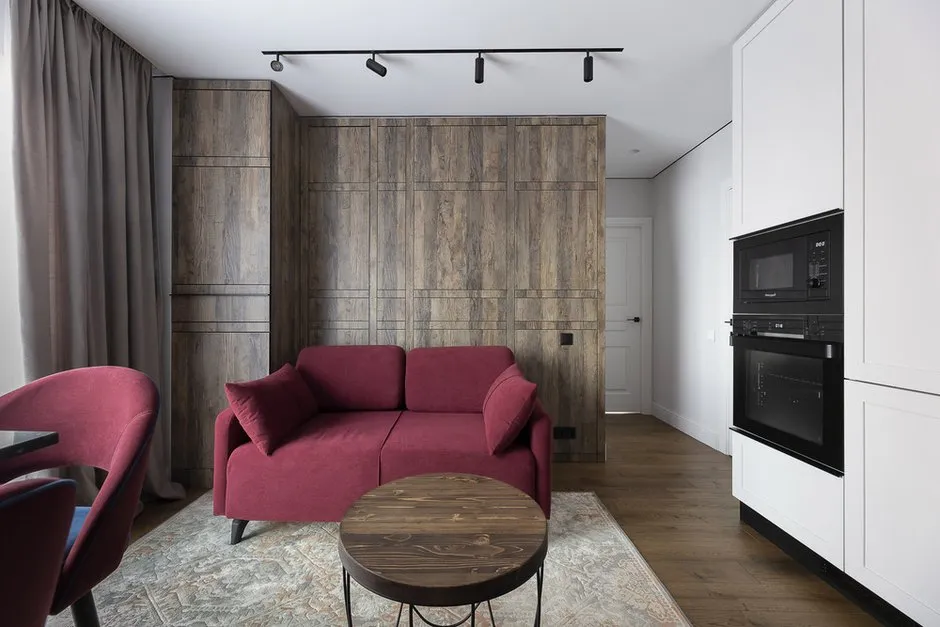 Zdjęcie: w stylu eklektyka, mieszkanie, projekt dnia, Moskwa, 3 pokoje, 40–60 metrów kwadratowych, Swietłana Lasiejewa – zdjęcie na INMYROOM