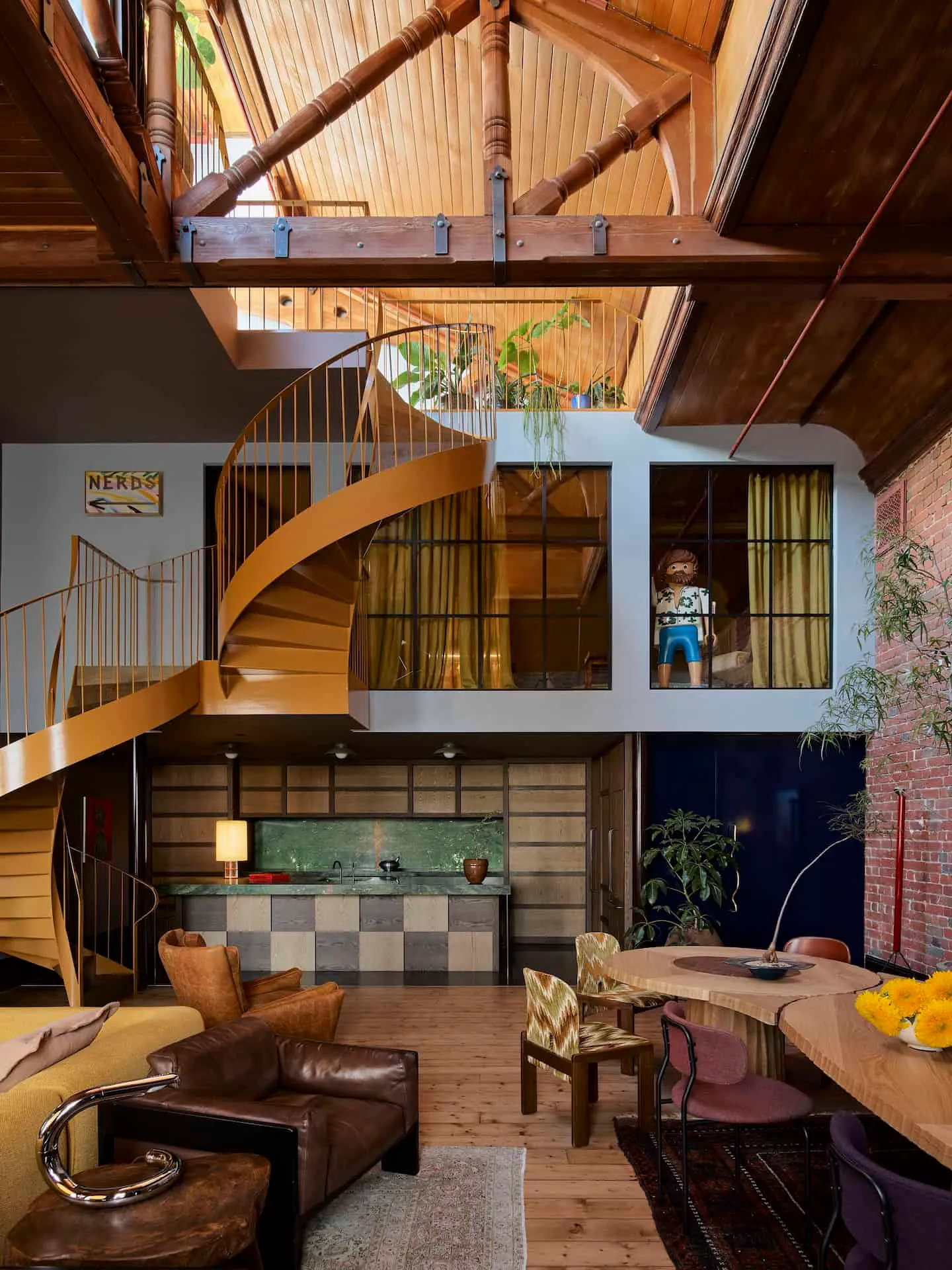 Happy Haus by Flack Studio – atrium mezzanine view, Melbourne, Australia