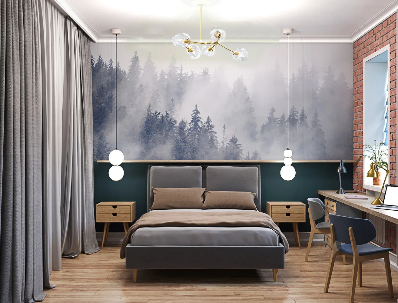 Zdjęcie: w stylu nowoczesnym, mieszkanie, projekt dnia, Moskwa, Stalinka, dom ceglany, 3 pokoje, 60–90 metrów kwadratowych, Jewgienija Cepuljanis – zdjęcie na INMYROOM