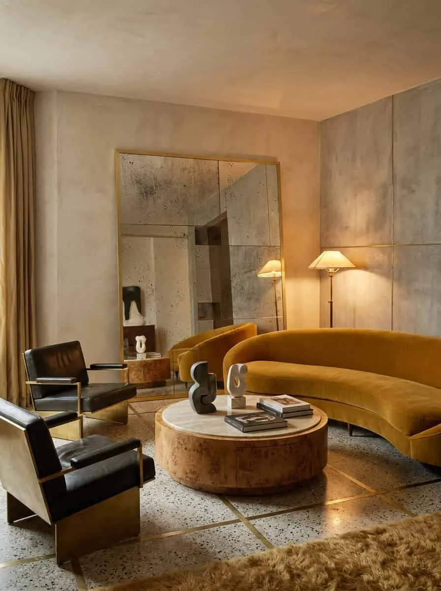 Maßgefertigtes Spiegelglas im Antikstil für High-End-Innenräume
