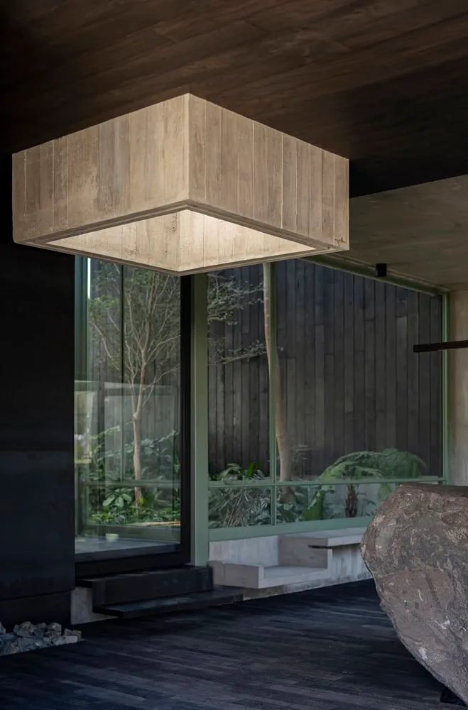 Di Frenna Arquitectos设计的Di Frenna Architects Atelier混凝土顶棚 位于墨西哥科利马州的Di Frenna Architects Atelier的混凝土顶棚细节