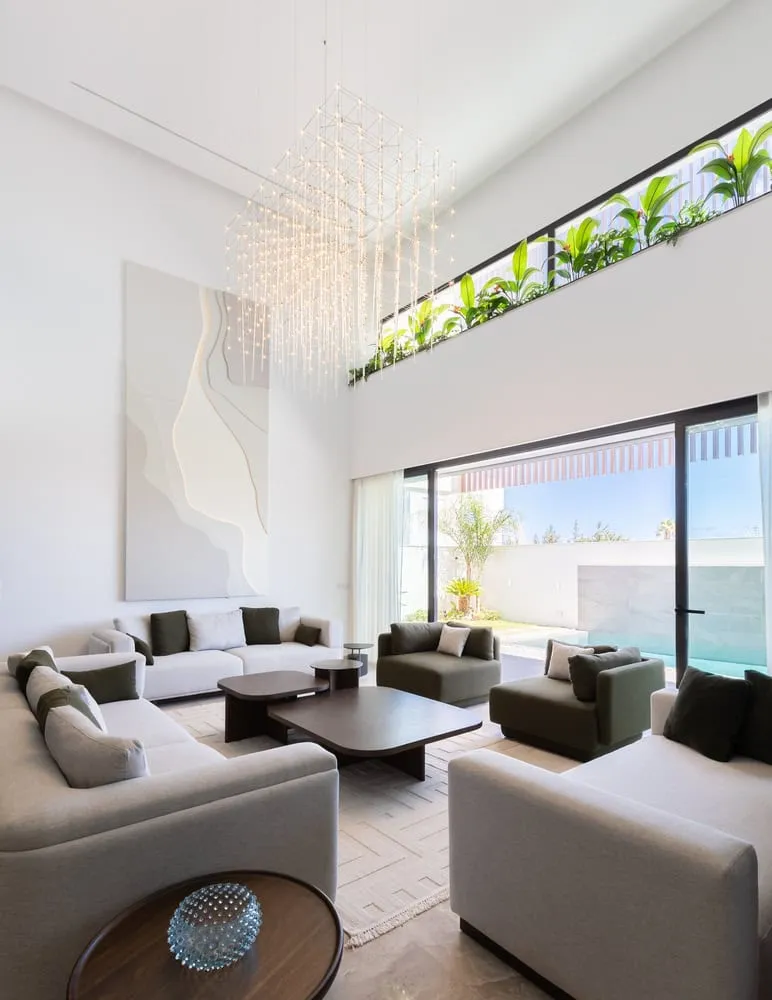 Villa H Double Height Interior by ARK-architecture Villa H Double Height Interior by ARK-architecture in Tunis, Tunesien