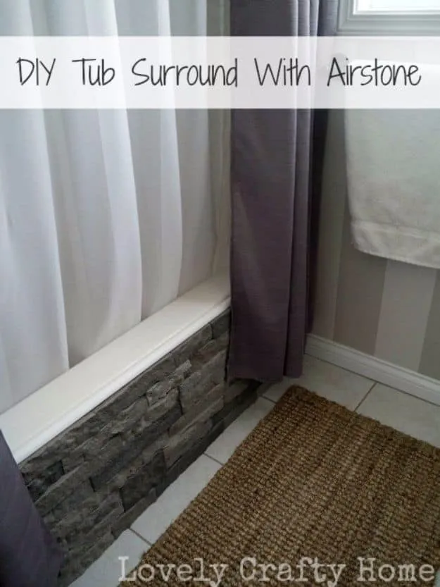 2. DIY-Umrandung der Wanne mit Airstone 2. DIY-Umrandung der Wanne mit Airstone