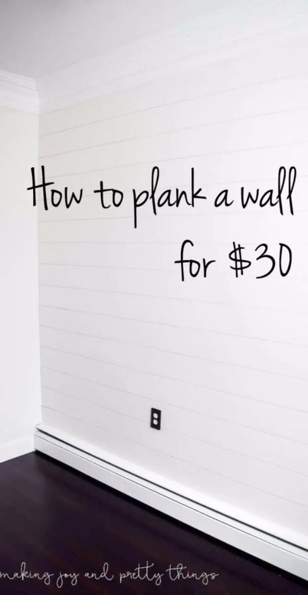 14. Wand mit Brettern für 30 Dollar 14. Wand mit Brettern für 30 Dollar