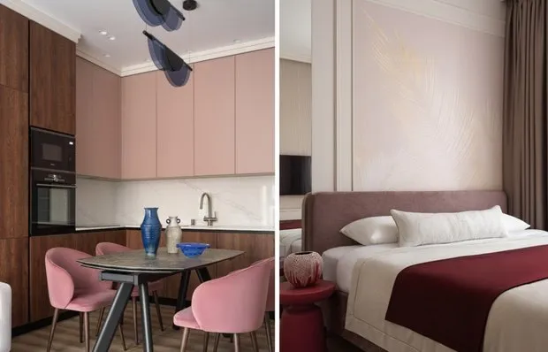 10 ekstremalnych decyzji w projekcie mieszkania o powierzchni 64 m² w nowym budynku w Moskwie