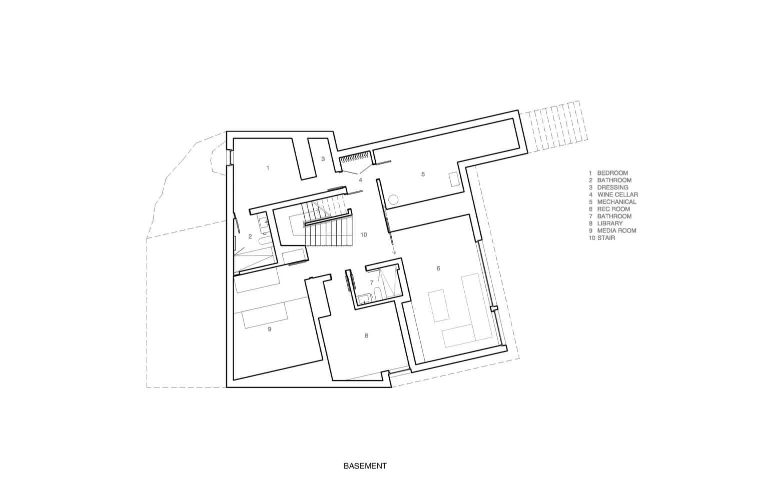 Kellerplan des Yield House von Splyce Design Kellerplan des Yield House von Splyce Design – Vancouver