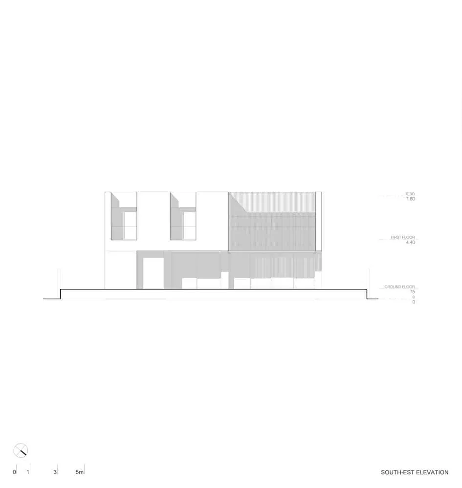 Villa H Südostansicht von ARK Architecture Villa H Südostansicht von ARK Architecture, Tunesien