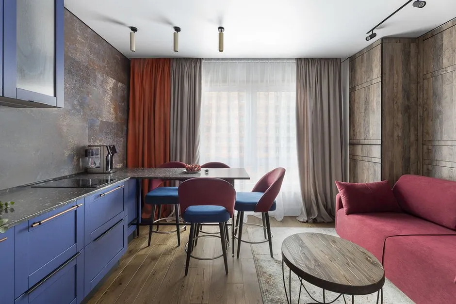 Zdjęcie: w stylu eklektyka, mieszkanie, projekt dnia, Moskwa, 3 pokoje, 40–60 metrów kwadratowych, Swietłana Lasiejewa – zdjęcie na INMYROOM