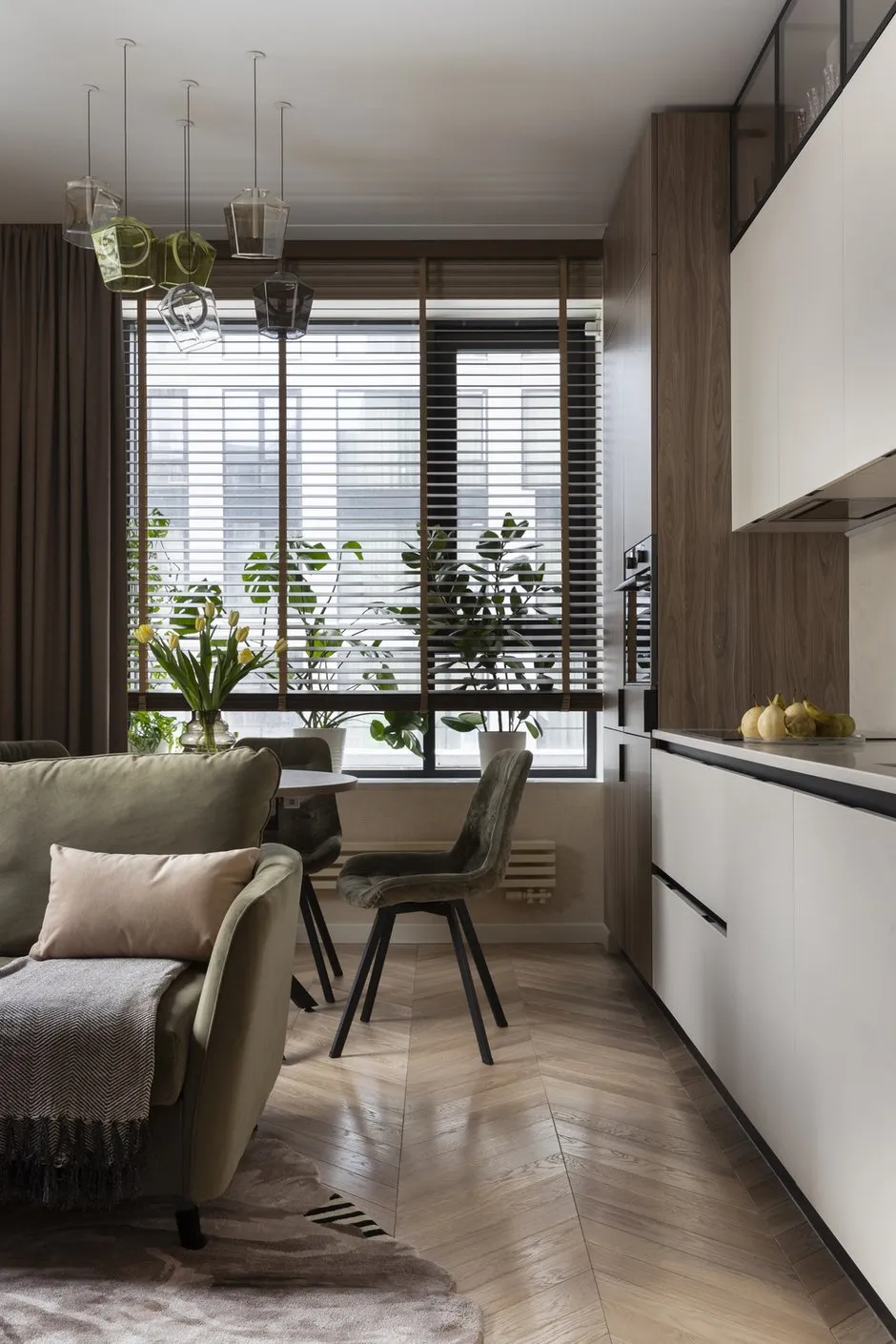 Zdjęcie: w stylu nowoczesnym, mieszkanie, projekt dnia, Moskwa, 3 pokoje, 60–90 metrów kwadratowych, Wiktoria Iwanowa – zdjęcie na INMYROOM