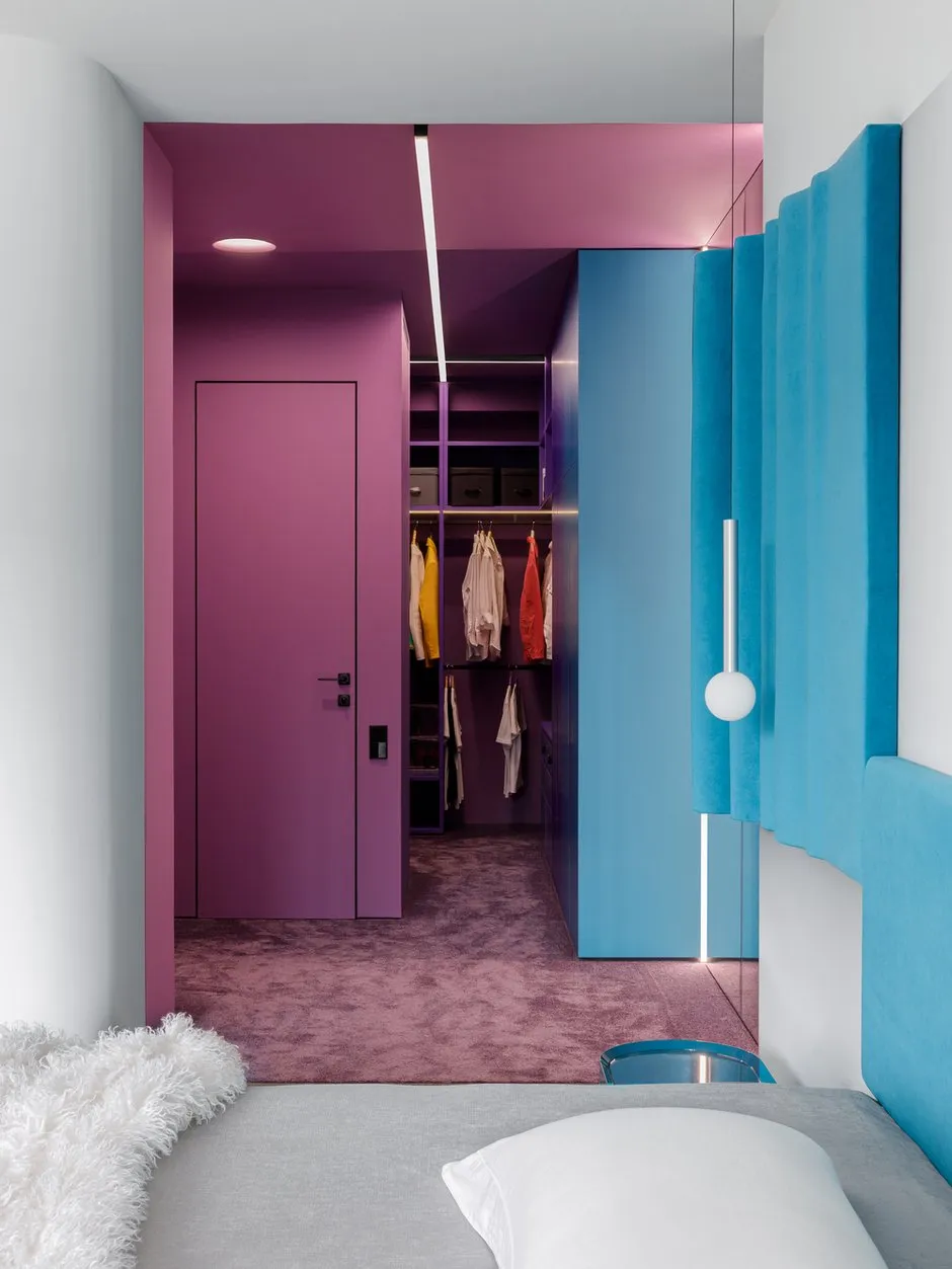 Foto: Ankleidezimmer im Stil Modern, Eklektik, Wohnung, Projekt des Tages, Moskau, Rustem Urazmetov, Chamovniki, 4 und mehr, Mehr als 90 Quadratmeter – Foto auf INMYROOM