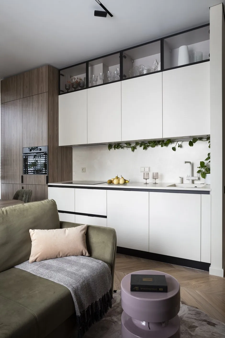 Zdjęcie: w stylu nowoczesnym, mieszkanie, projekt dnia, Moskwa, 3 pokoje, 60–90 metrów kwadratowych, Wiktoria Iwanowa – zdjęcie na INMYROOM