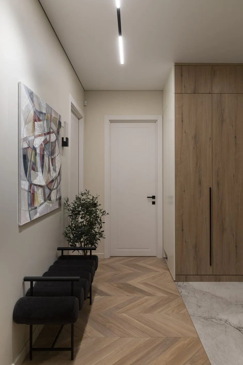 Zdjęcie: w stylu nowoczesnym, mieszkanie, projekt dnia, Moskwa, 3 pokoje, 60–90 metrów kwadratowych, Wiktoria Iwanowa – zdjęcie na INMYROOM