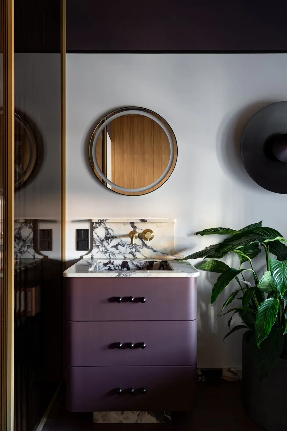 Foto: Badezimmer im Stil Modern, Minimalismus, Wohnung, Projekt des Tages, Kasan, 4 und mehr Zimmer, Mehr als 90 Quadratmeter, Julia Osošnova, Vintage/Retro – Foto auf INMYROOM