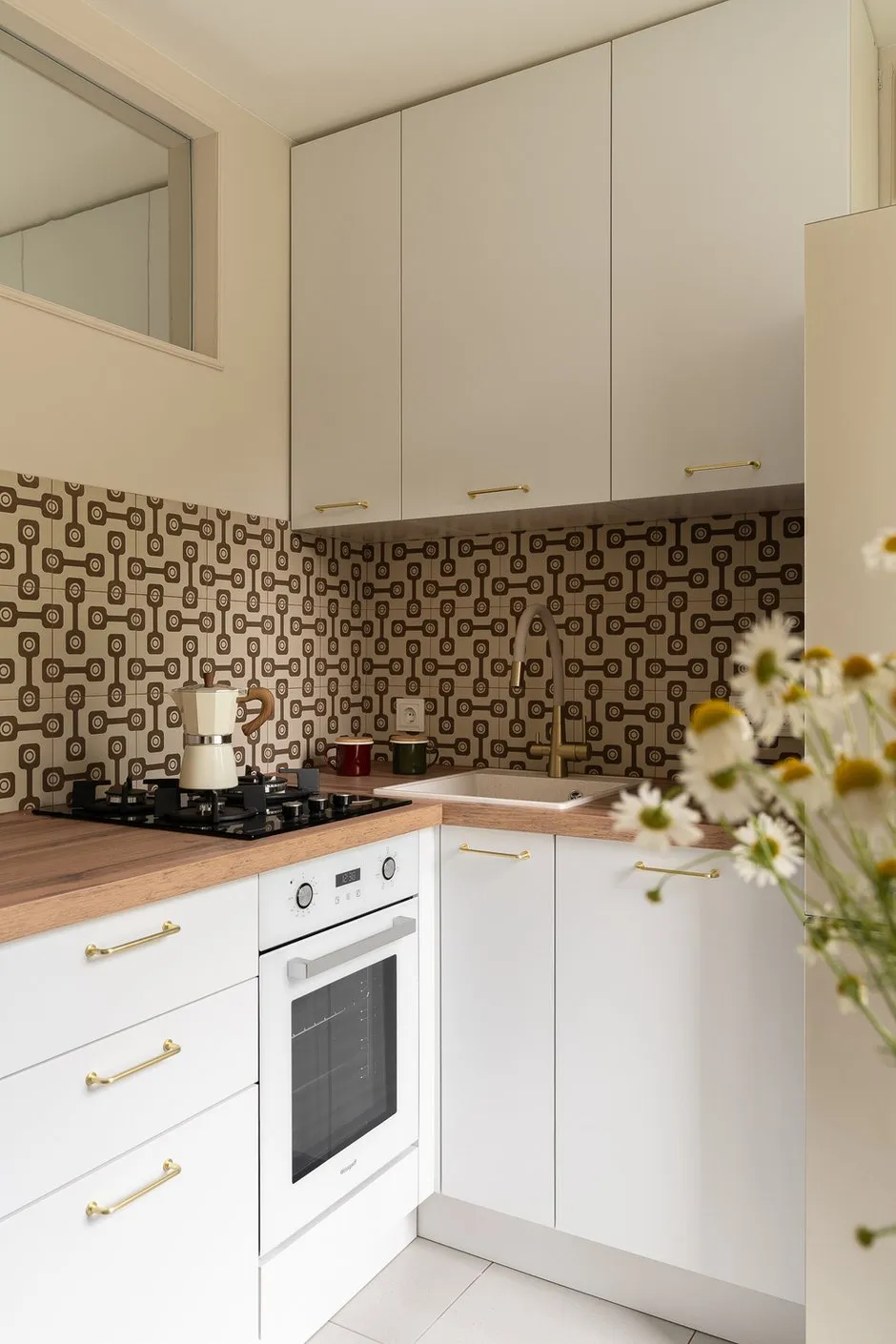 Photo : dans le style , Projet du jour, Appartement de petite taille, Alice Reggianto, Moscou, 2 chambres, jusqu’à 40 mètres carrés, 40-60 mètres carrés, Moderne, Maison en briques, Appartement – photo sur INMYROOM