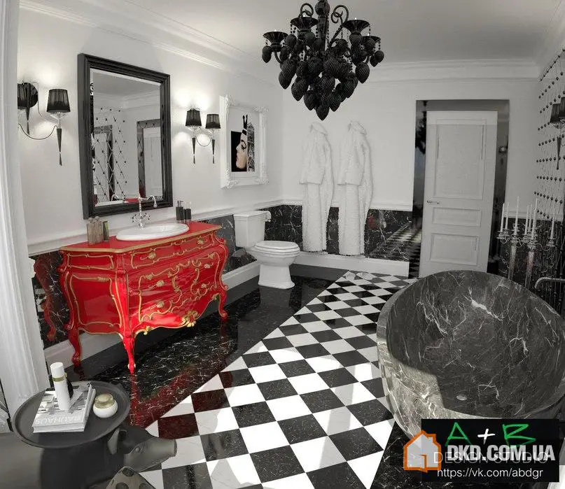 Ванна кімната "Аліса в країні чудес" м.Чебоксари, вул. Тракторостроителей, 3 Студія "А+Б" - Gallery image 2