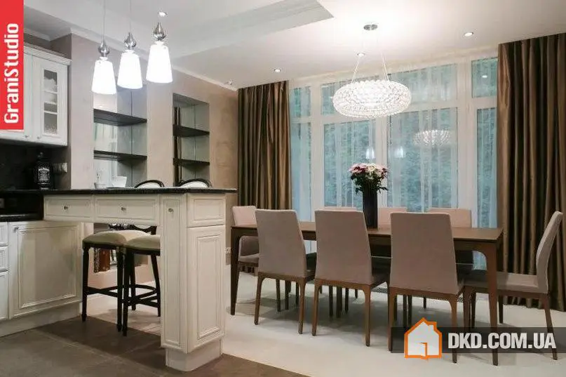 Фото готової квартири "Завтрак у Тиффани" у Сочі. Дизайн-студія GraniStudio. - Gallery image 4