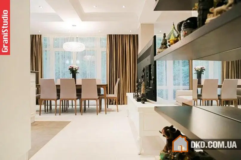 Фото готової квартири "Завтрак у Тиффани" у Сочі. Дизайн-студія GraniStudio. - Gallery image 3