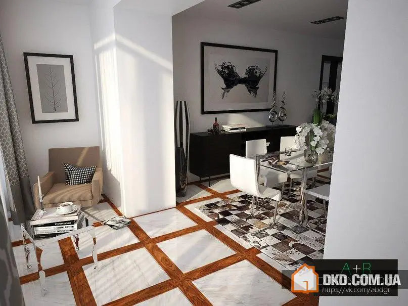 Apartment Design Project by Studio "A+B" Chelyabinsk, Igantyeva St. 19 Designer Alexey Volkov - Gallery image 1